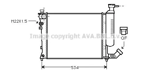 Radiateur AVA QUALITY COOLING