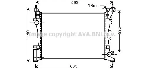 Radiateur AVA QUALITY COOLING