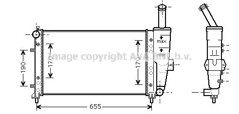 Radiateur AVA QUALITY COOLING