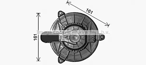 Elektrische motor, Interieurventilatie AVA QUALITY COOLING