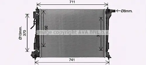 Radiateur AVA QUALITY COOLING