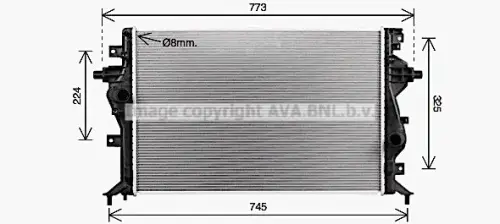 Radiateur AVA QUALITY COOLING