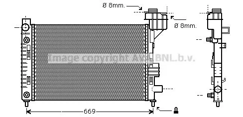 Radiateur AVA QUALITY COOLING