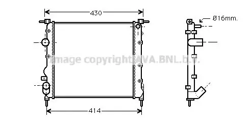 Radiateur AVA QUALITY COOLING