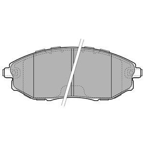 Brake pad set DELPHI