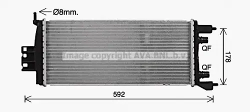 Radiateur AVA QUALITY COOLING