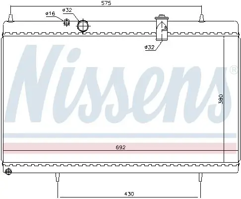 Radiateur NISSENS