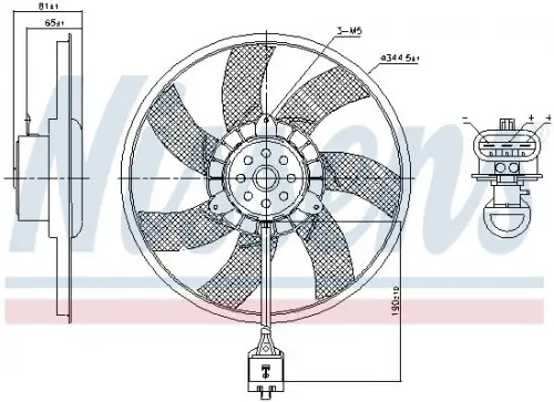 Koelventilatorwiel NISSENS