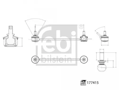 Stabilisatorstang FEBI BILSTEIN