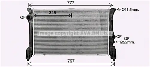 Radiateur AVA QUALITY COOLING