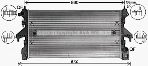 Radiateur AVA QUALITY COOLING