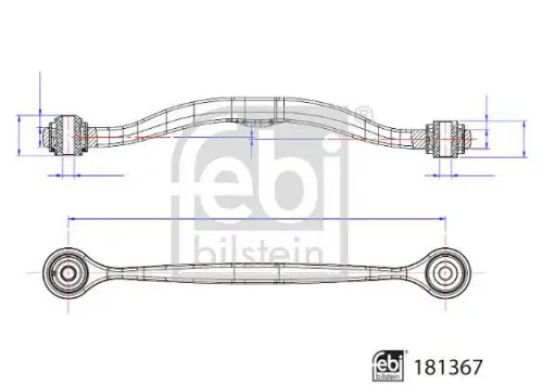 Draagarm, wielophanging FEBI BILSTEIN