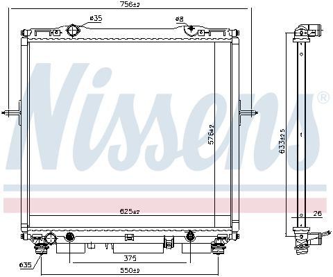 Radiator NISSENS