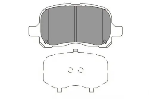 Remblokkenset, schijfrem KAVO PARTS