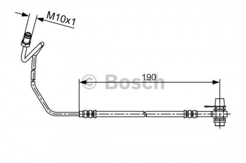 Brake hose BOSCH