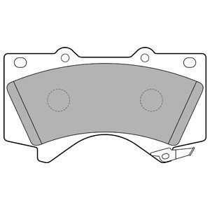 Brake pad set DELPHI