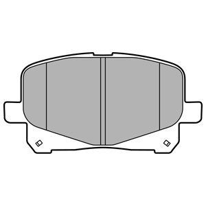 Brake pad set DELPHI