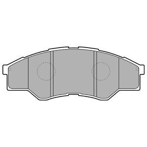 Brake pad set DELPHI