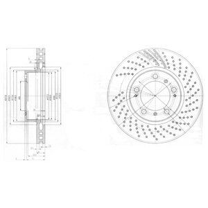 Brake disc DELPHI