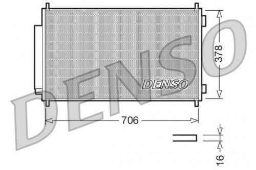 Condenser, air conditioning DENSO