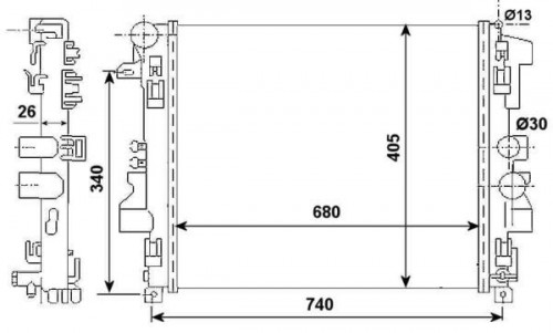 Radiator NRF