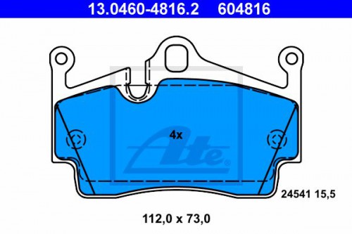 Brake pad set ATE