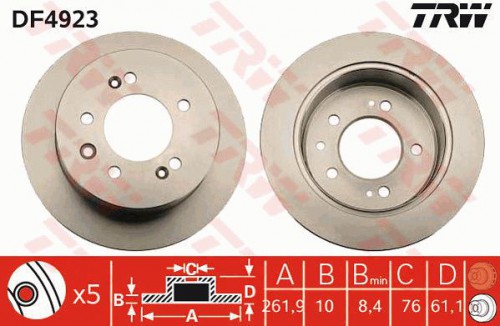 Brake disc TRW