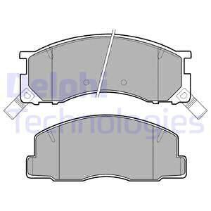 Brake pad set DELPHI