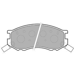 Brake pad set DELPHI