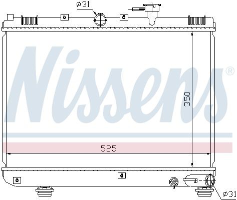 Radiator NISSENS