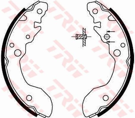 Brake shoe set TRW