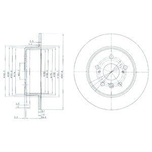 Brake disc DELPHI