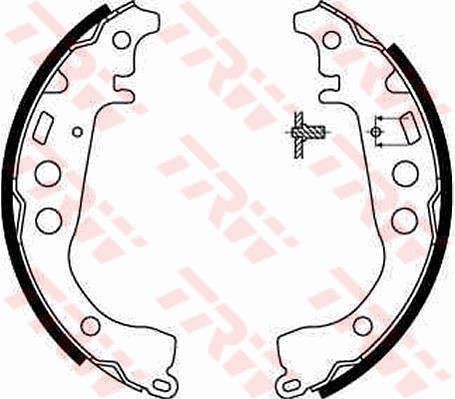 Brake shoe set TRW