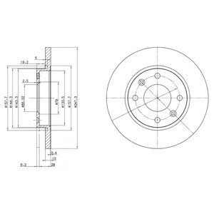 Brake disc DELPHI