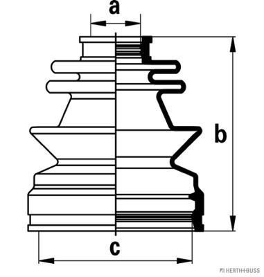 Shaft sleeves set HERTH+BUSS JAKOPARTS