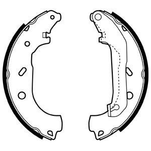 Brake shoe set DELPHI