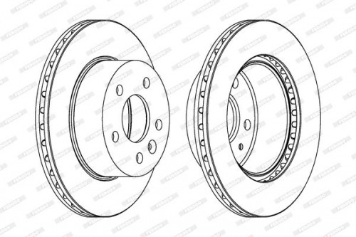 Brake disc FERODO