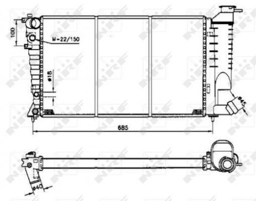 Radiator NRF