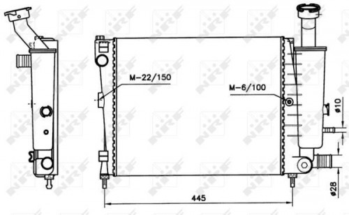 Radiator NRF