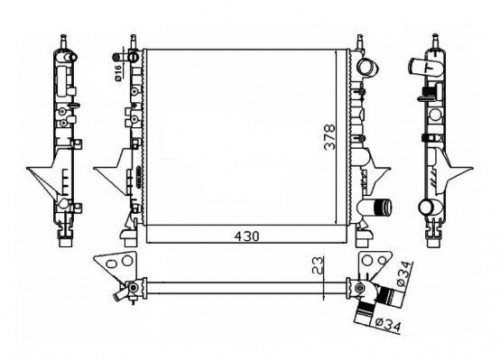 Radiator NRF