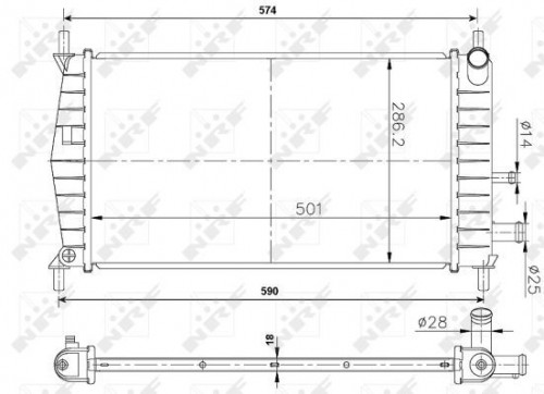 Radiator NRF