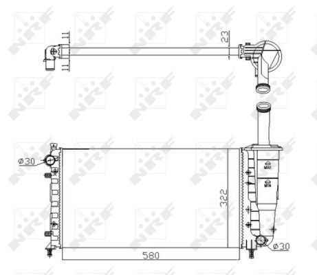 Radiator NRF