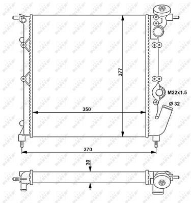 Radiator NRF