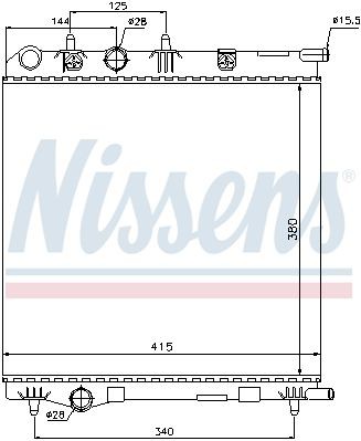 Radiator NISSENS