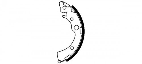 Brake shoe set TEXTAR