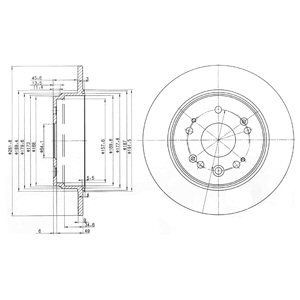 Brake disc DELPHI