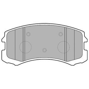 Brake pad set DELPHI