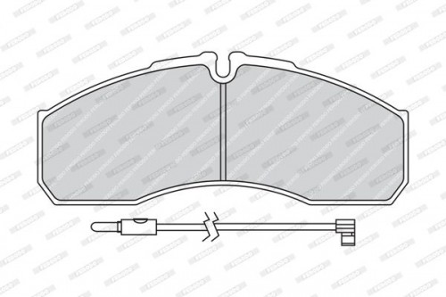 Brake pad set FERODO