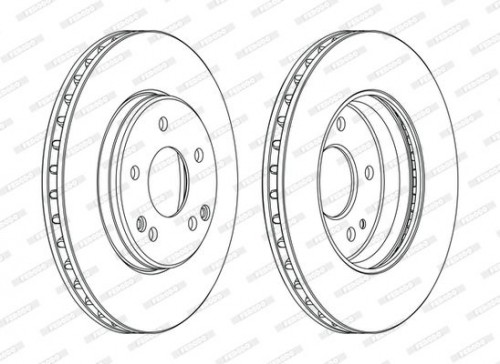 Brake disc FERODO