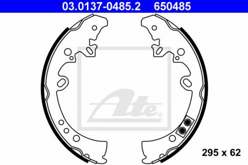 Brake shoe set ATE